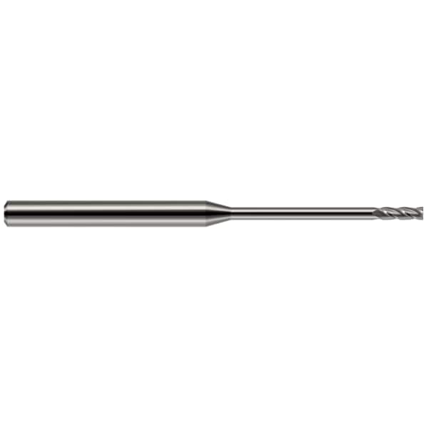 Miniature End Mill - 4 Flute - Square, 0.0930" (3/32), Shank Dia.: 1/8"